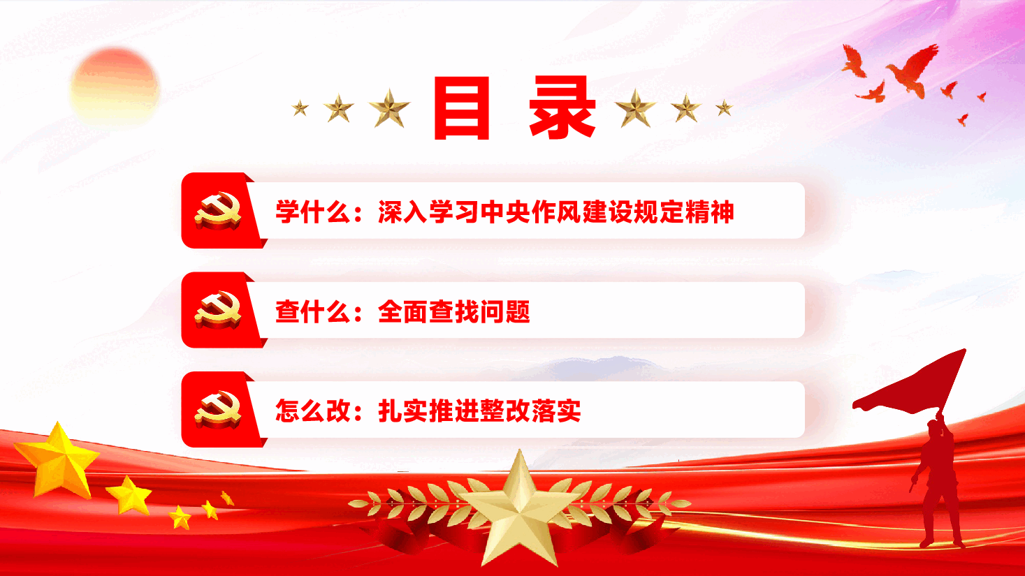 学习教育专题辅导PPT(附文字稿):学什么、查什么、怎么改.pptx,第3页预览