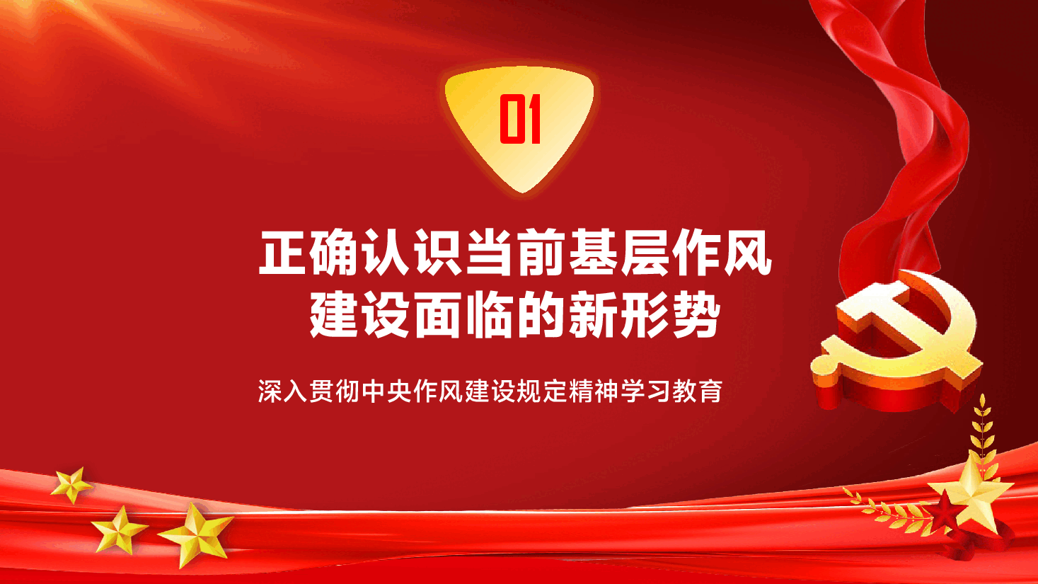 学习教育专题党课PPT(附文字稿):“学查改”贯通发力,推动基层作风建设取得新成效.pptx,第4页预览