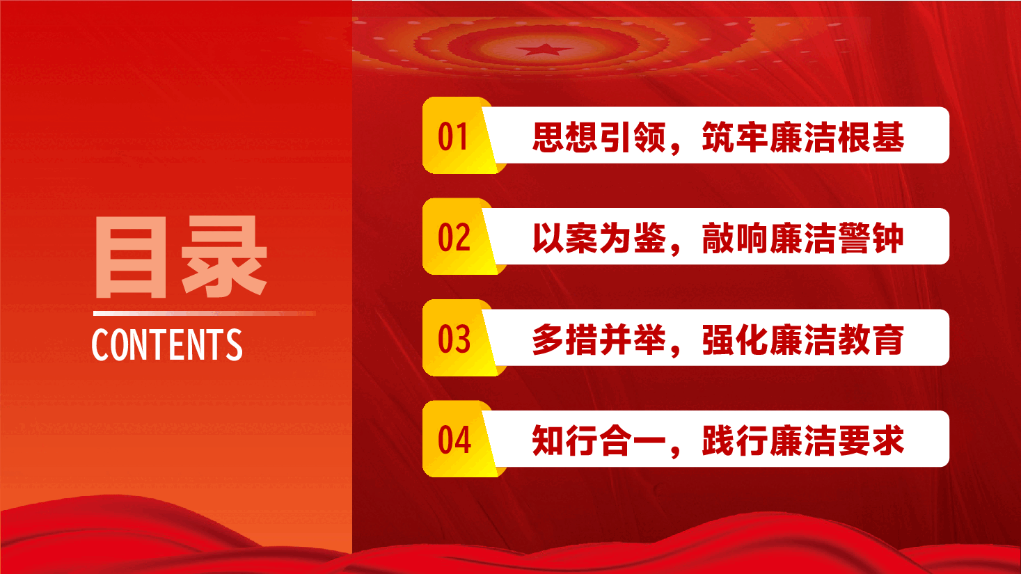 2025年第一季度党课PPT(附文字稿):强化廉洁教育,筑牢拒腐防变思想防线.pptx,第3页预览