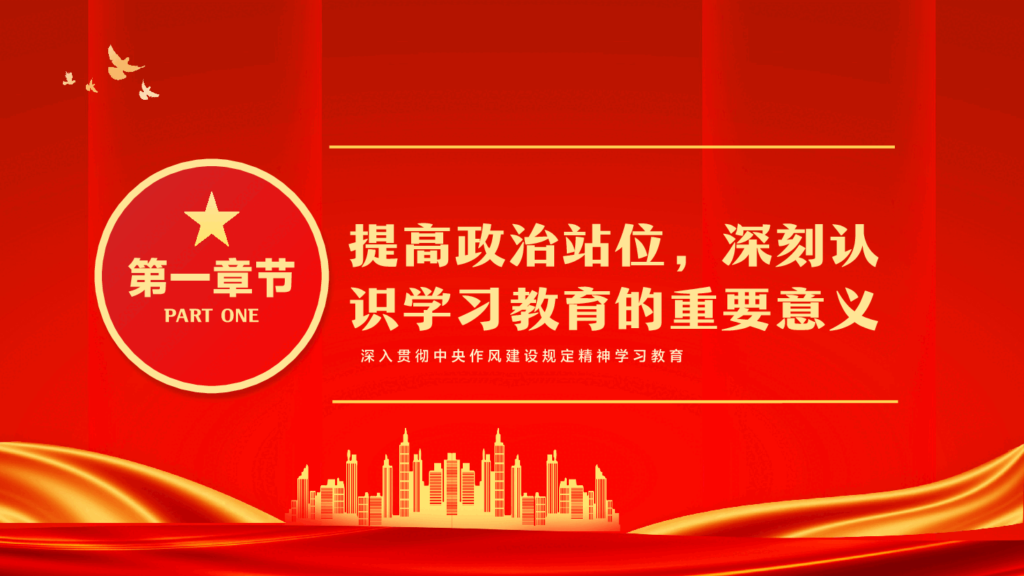 学习教育PPT(附文字稿):深入开展作风建设学习教育,推动党员干部争当现代化建设先锋模范.pptx,第4页预览