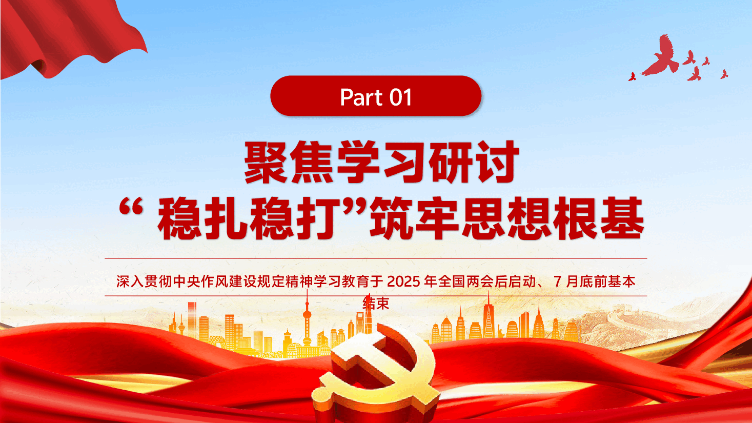 学习教育专题党课PPT(附讲稿):“学查改”贯通“稳准实”推进.pptx,第4页预览