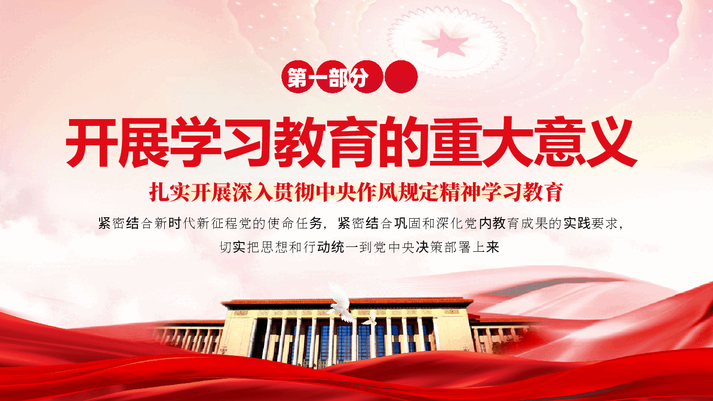 高质量开展深入贯彻中央作风规定精神学习教育PPT(附文稿).pptx,第3页预览