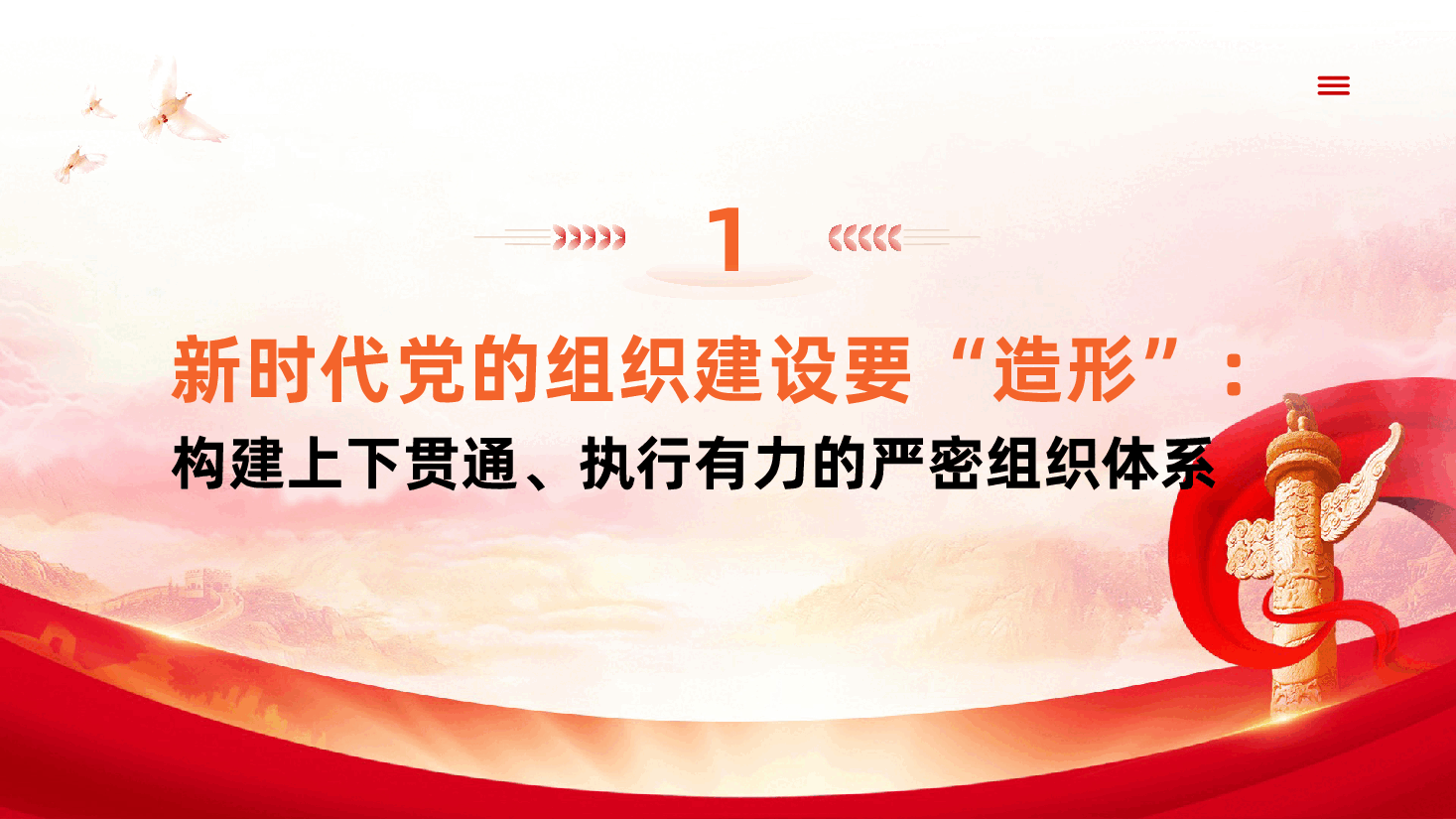 以“造形”与“铸魂”、一体推进新时代党的组织建设ppt——组织体系与思想建设(含讲稿).pptx,第4页预览