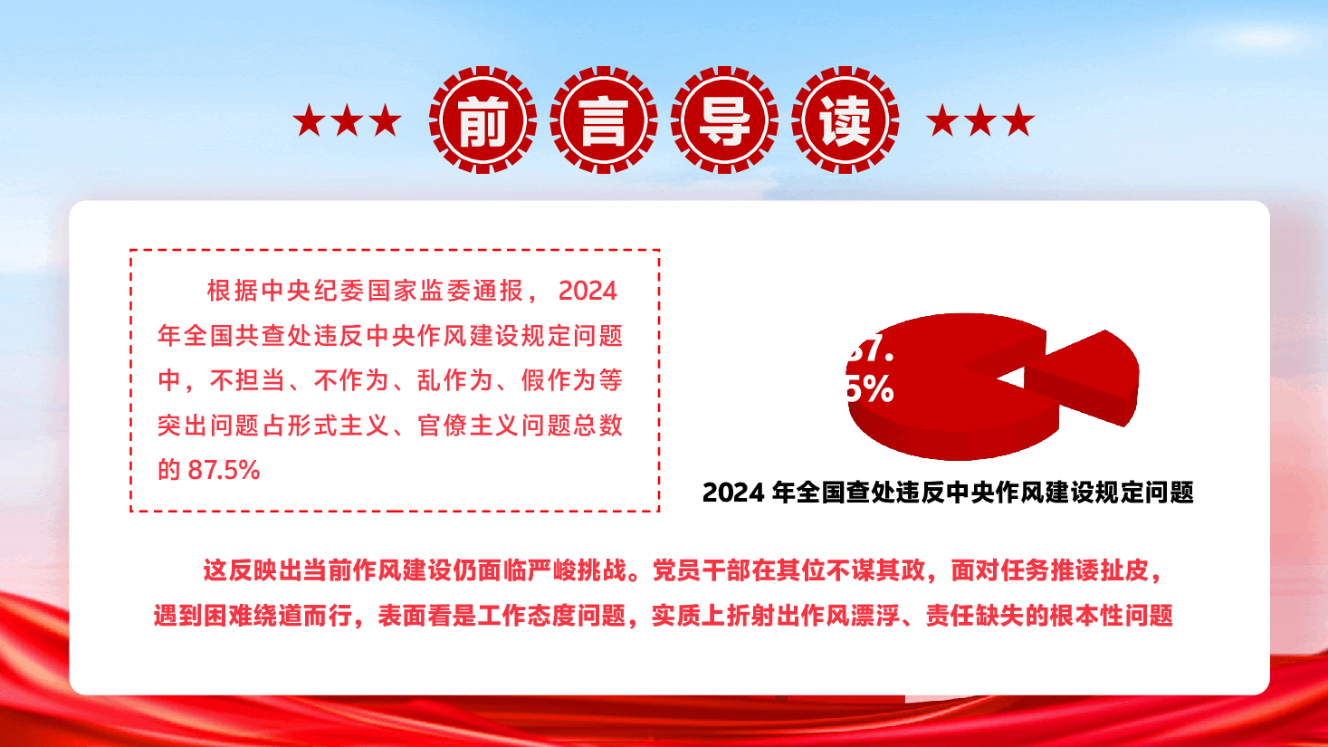 第二季度学习教育专题辅导PPT(附文稿):以实干担当筑牢作风之基,为创建风清气正的健康生态贡献力量.pptx,第2页预览
