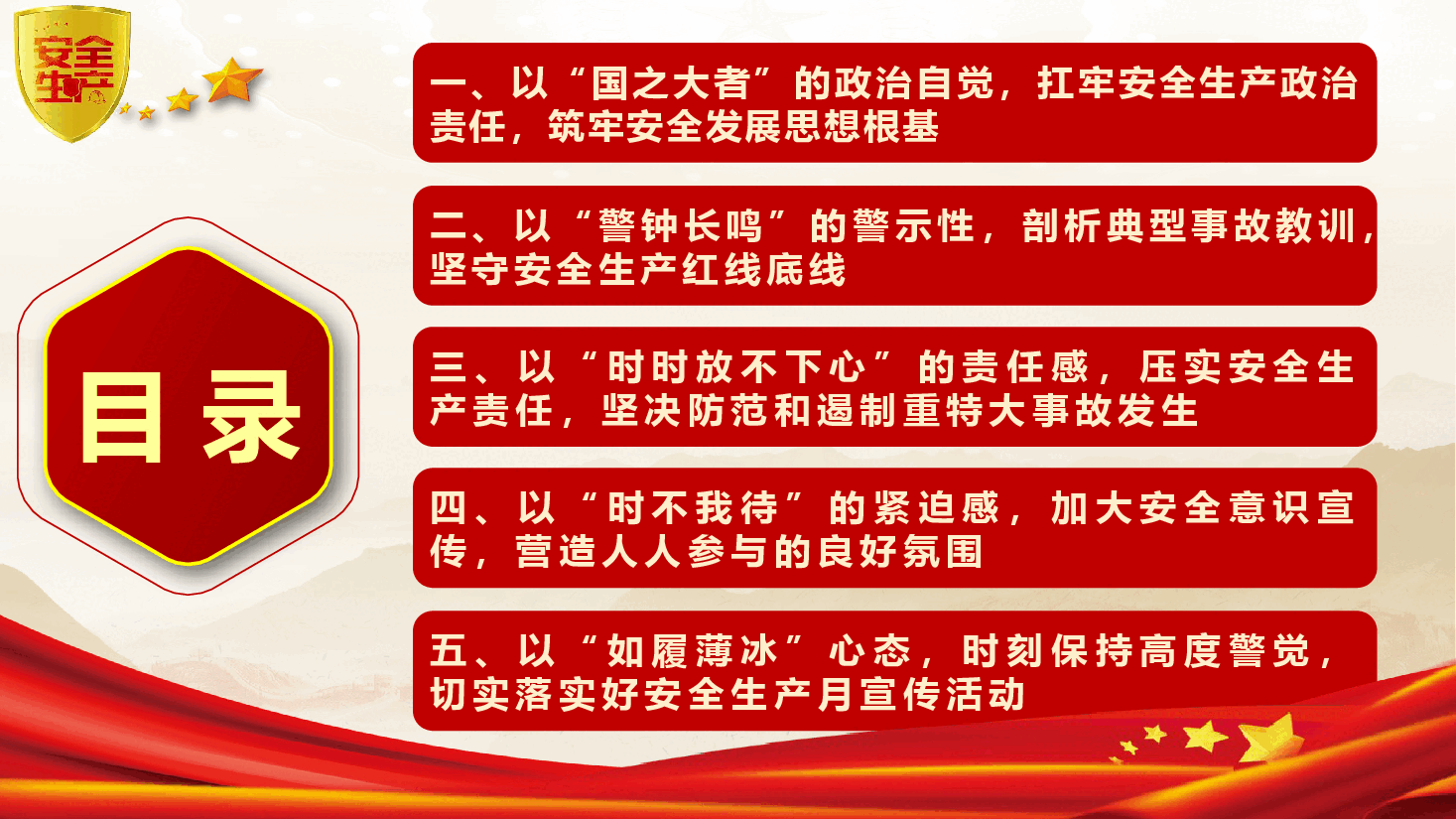 2025年安全生产月主题党课《绷紧安全之弦,落实责任之要》(PPT+文字稿).pptx,第4页预览
