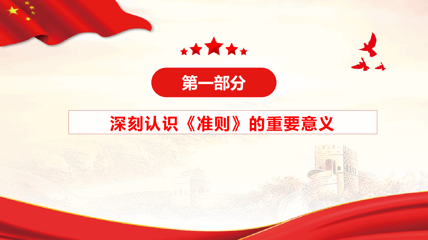 《中国共产党廉洁自律准则》详细解读PPT(附文稿).pptx,第4页预览