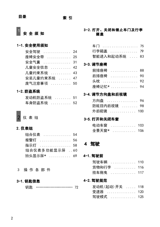 红旗HS5汽车说明书.docx,第2页预览