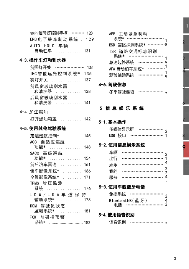 红旗HS5汽车说明书.docx,第3页预览