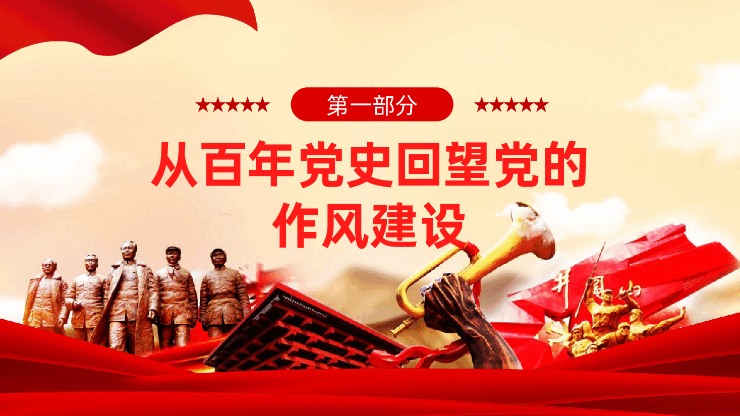 从党史里看作风，在实践中悟清廉ppt——百年党史的作风建设（含讲稿）.pptx，第4页预览