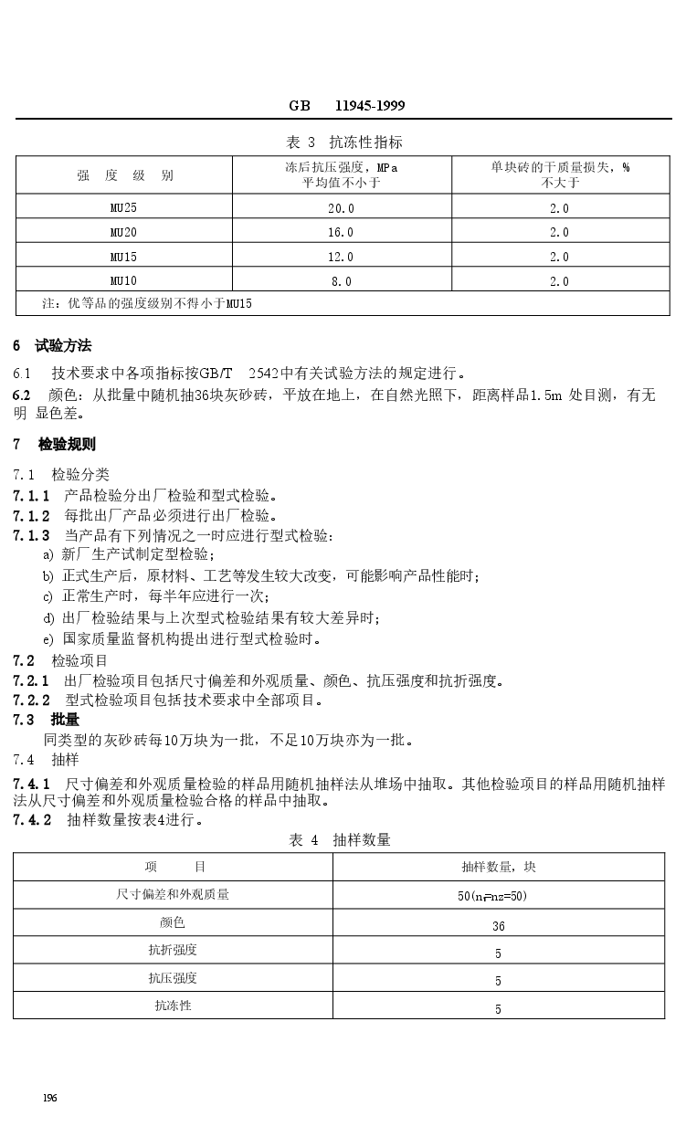 GB11945-1999 蒸压灰砂砖.doc,第4页预览