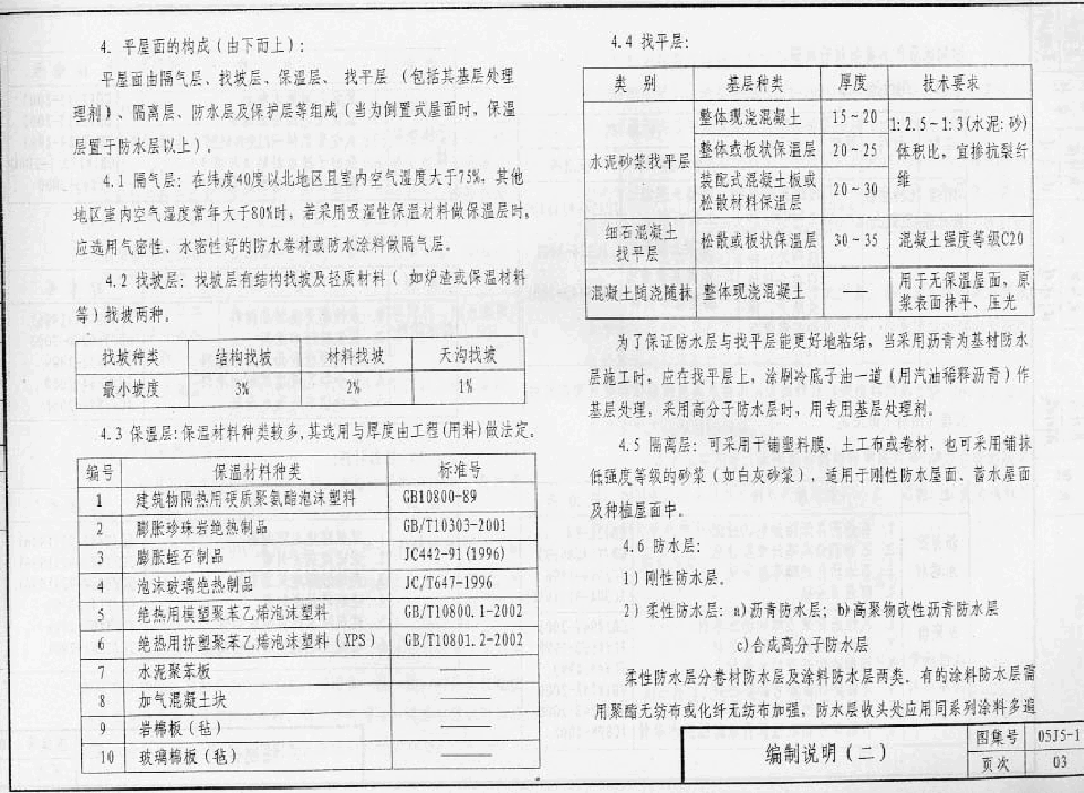 05系列建筑标准设计图集05J5-1平屋面p.pdf,第3页预览