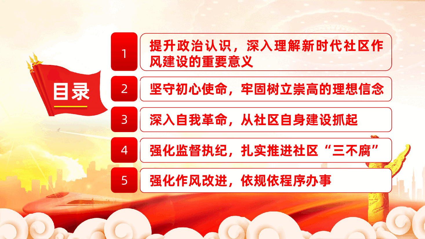社区党组织党课:强化作风建设,提升服务效能ppt(含讲稿).pptx,第3页预览