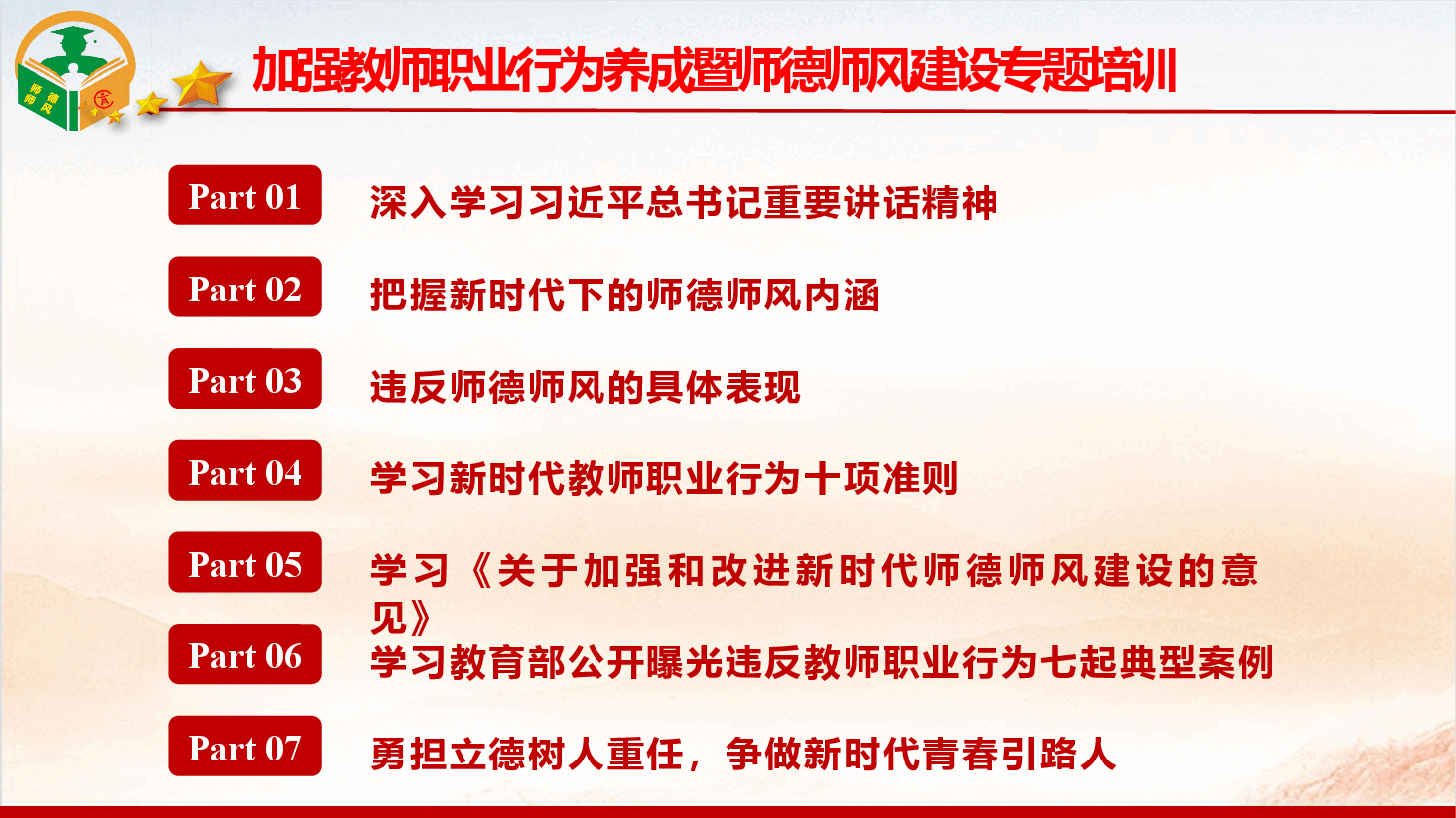 2025年加强教师职业行为养成暨师德师风建设专题辅导授课（PPT+文字稿）.pptx，第4页预览