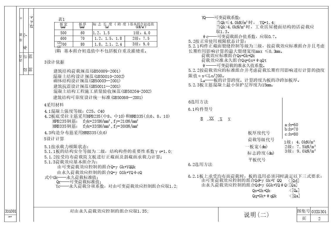 03ZG301 钢筋混凝土平板.doc，第2页预览