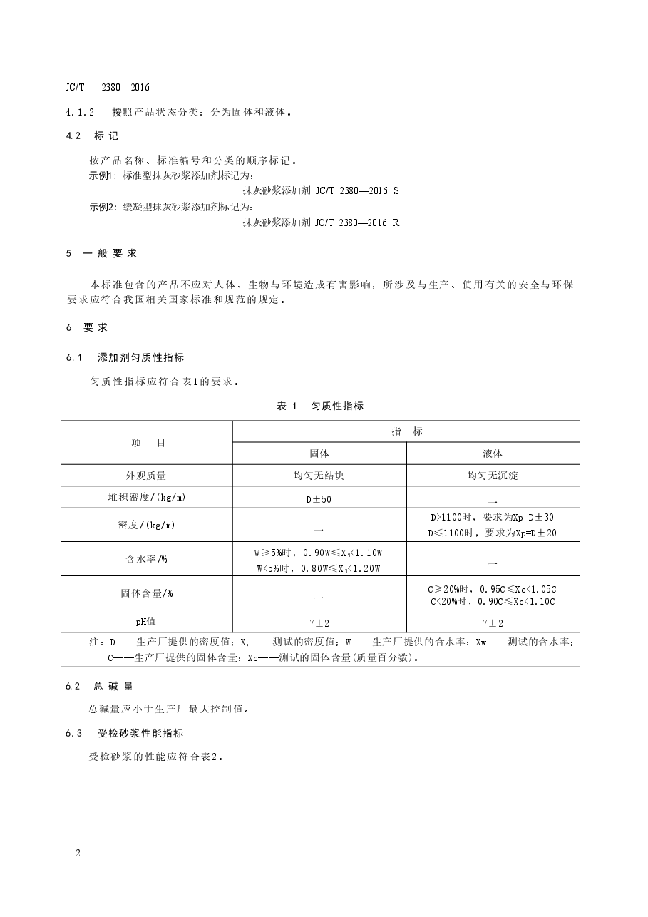 JCT2380-2016 抹灰砂浆添加剂.doc,第4页预览