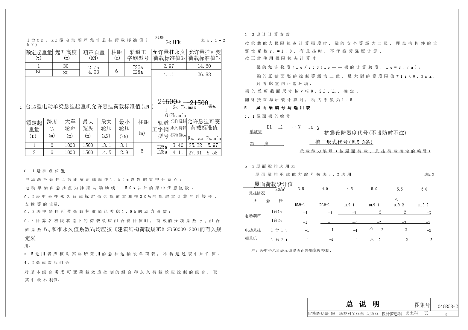 04G353-2 钢筋混凝土屋面梁.doc，第3页预览