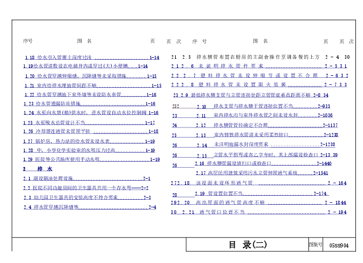 05SS904 民用建筑工程设计常见问题分析及图示-给水排水专业.doc,第3页预览