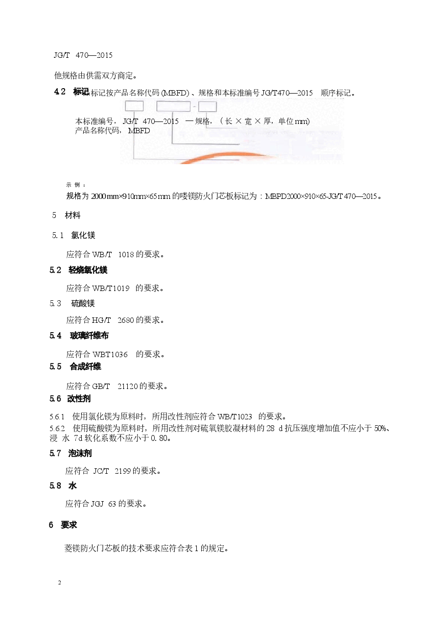 JGT470-2015 菱镁防火门芯板.docx,第4页预览
