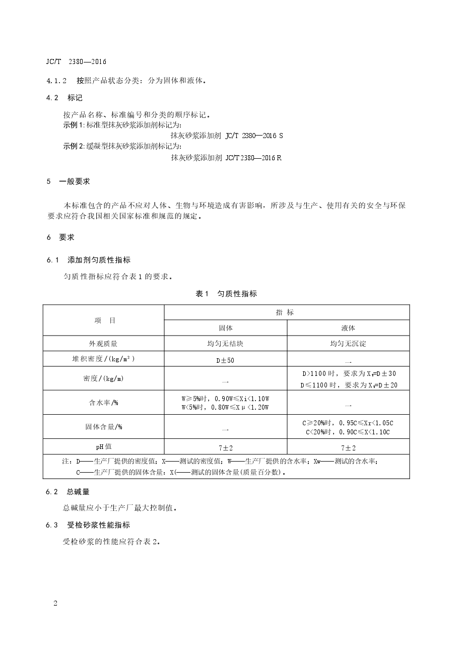 JCT2380-2016 抹灰砂浆添加剂.docx,第4页预览