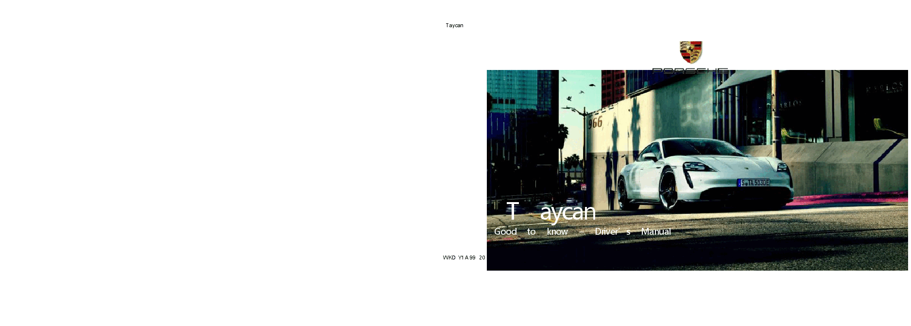 保时捷Taycan说明书.docx,第1页预览