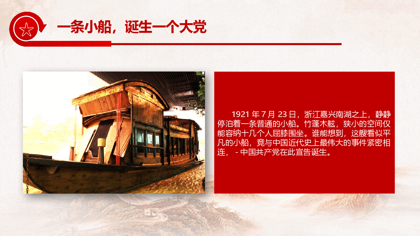 八一建军节专题课件：沿着“南湖红船”的航向前进.pptx，第4页预览
