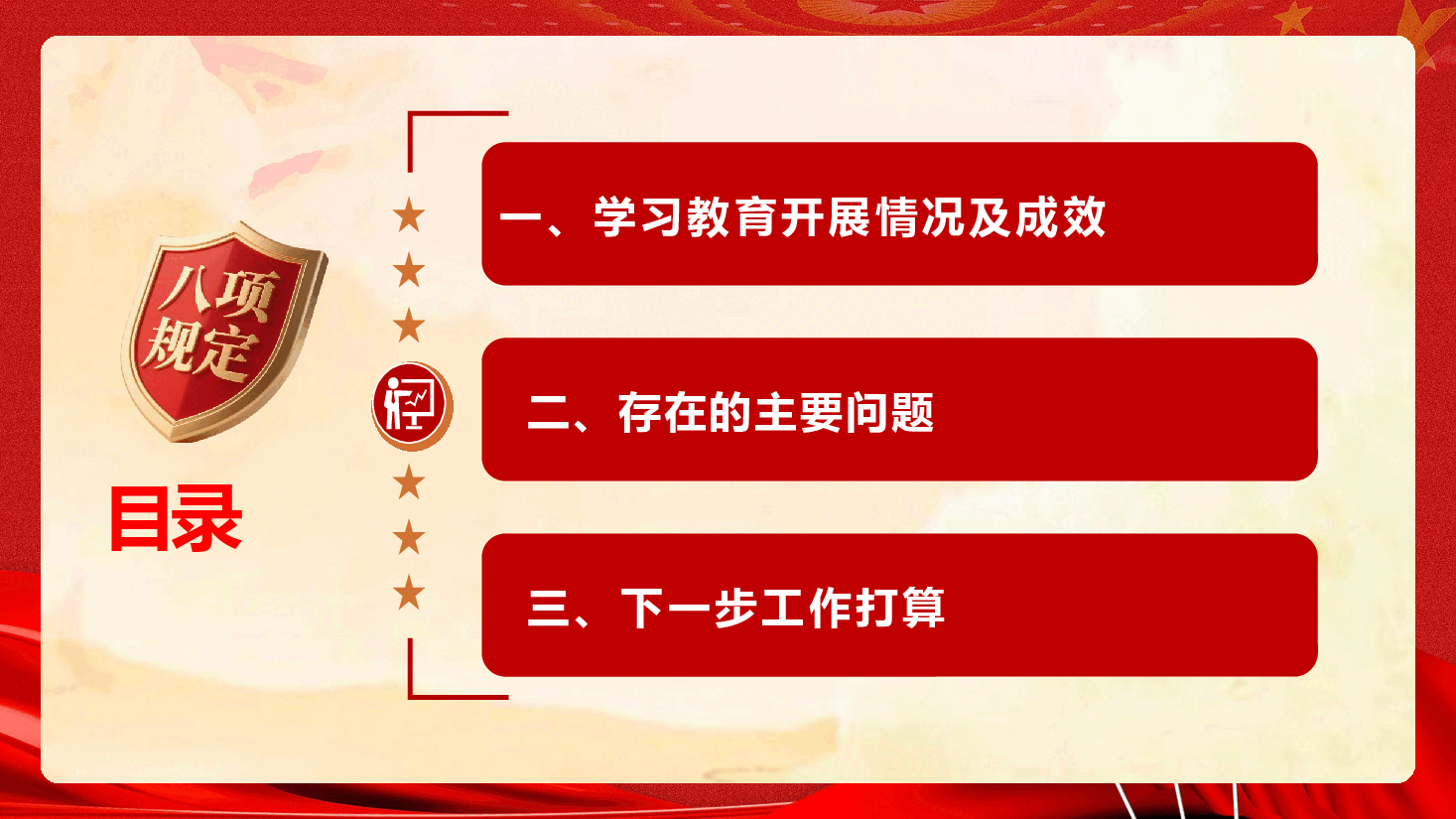党支部开展学习教育”回头看“自查情况总结报告(PPT+文字稿).pptx,第3页预览