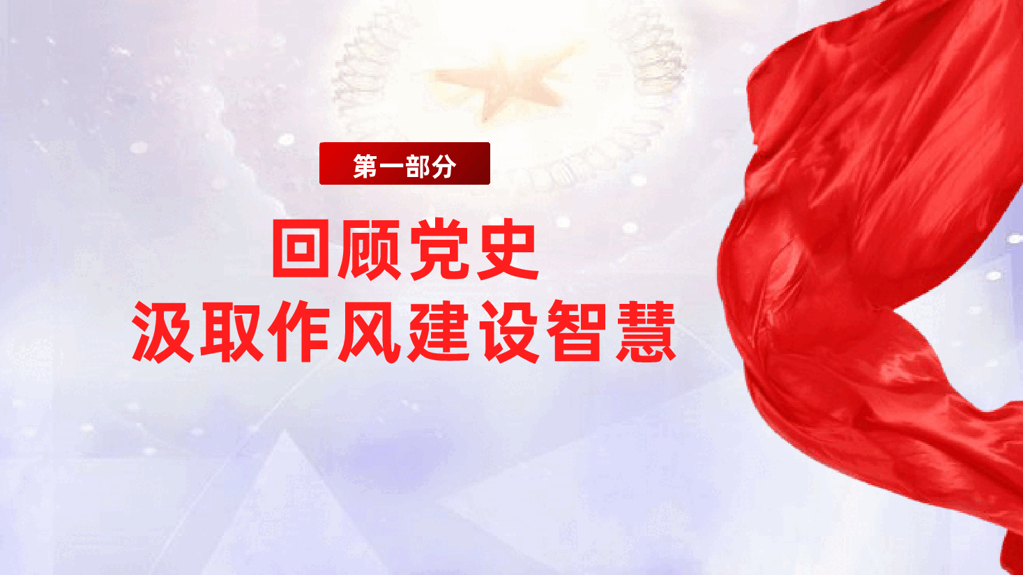 赓续红色血脉,强化作风建设ppt——回顾党史,汲取作风建设智慧(含讲稿).pptx,第3页预览