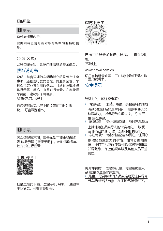 哈弗大狗追猎版说明书.docx，第3页预览