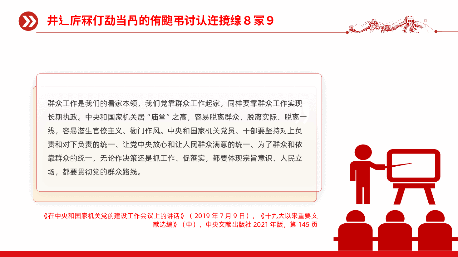 【作风建设论述摘编】习近平关于加强党的作风建设论述摘编学习PPT.pptx,第4页预览