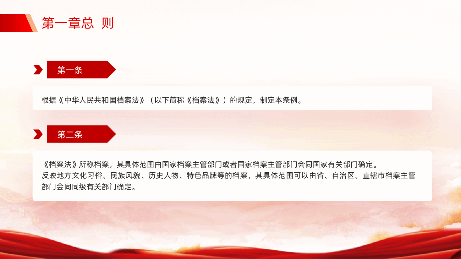 档案法实施条例全文PPT课件.pptx,第4页预览
