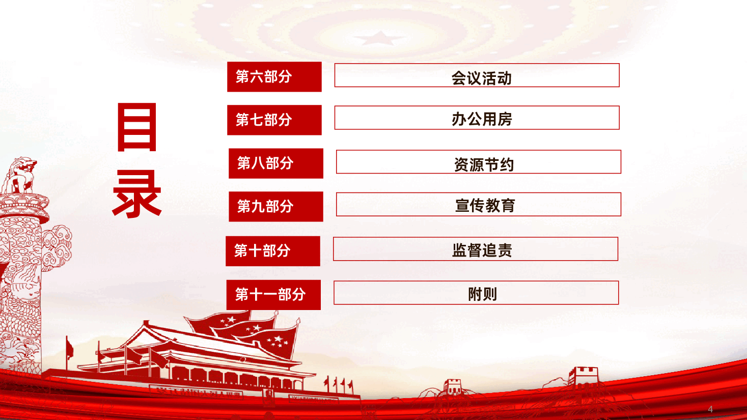 【厉行节约反对浪费条例】党政机关厉行节约反对浪费条例全面解读PPT.pptx,第4页预览