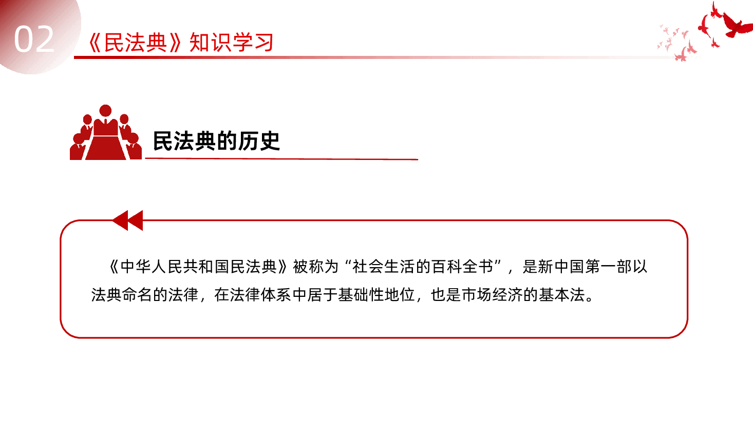 民法典知识学习PPT课件.pptx，第3页预览