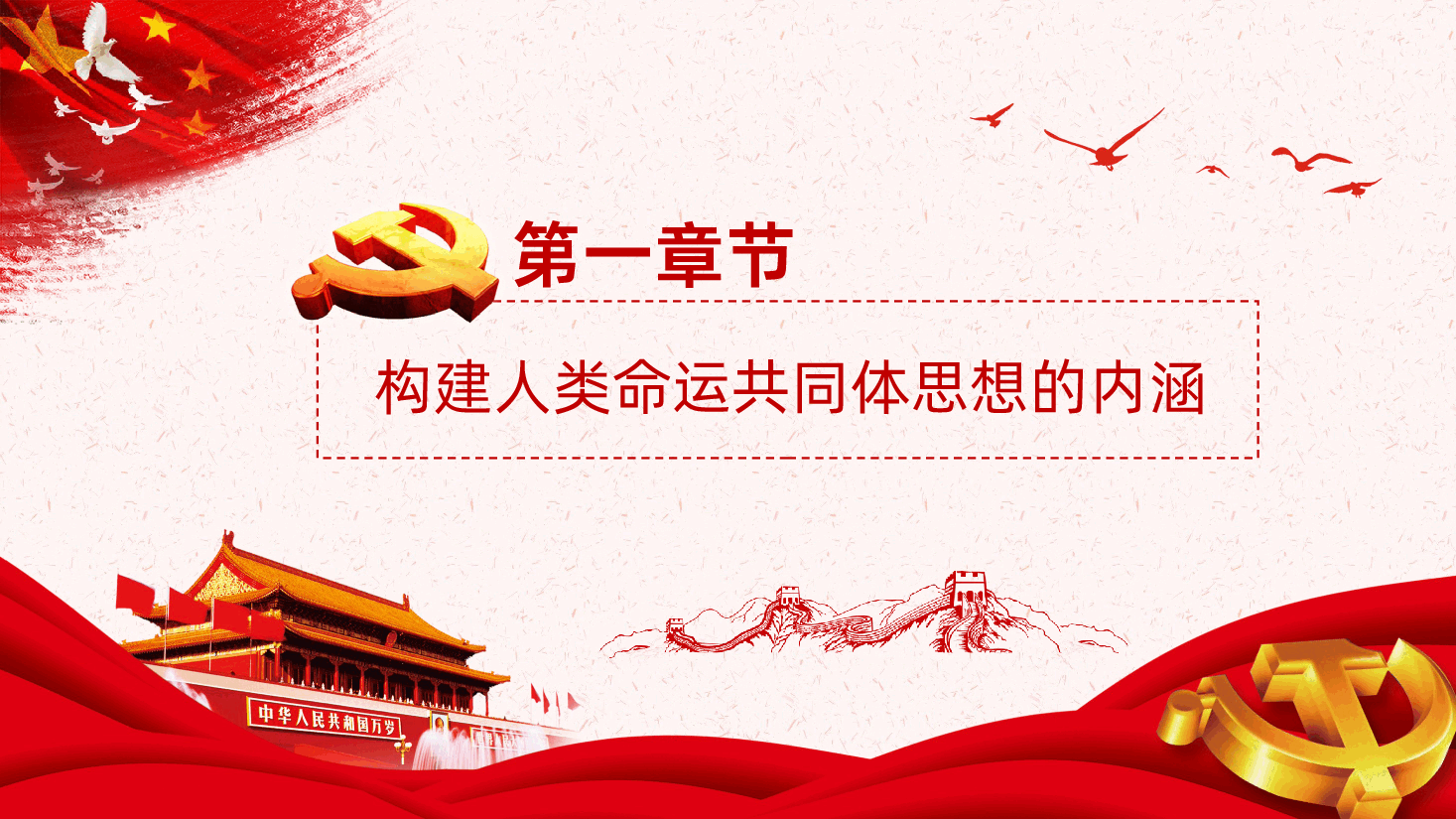 推动构建人类命运共同体全面解读PPT.pptx,第3页预览