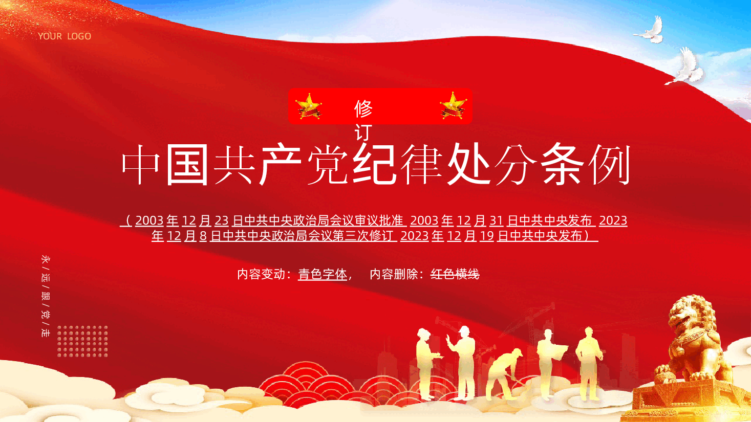 中国共产党纪律处分条例学习解读新版中国共产党纪律处分条例新旧对比PPT.pptx,第4页预览