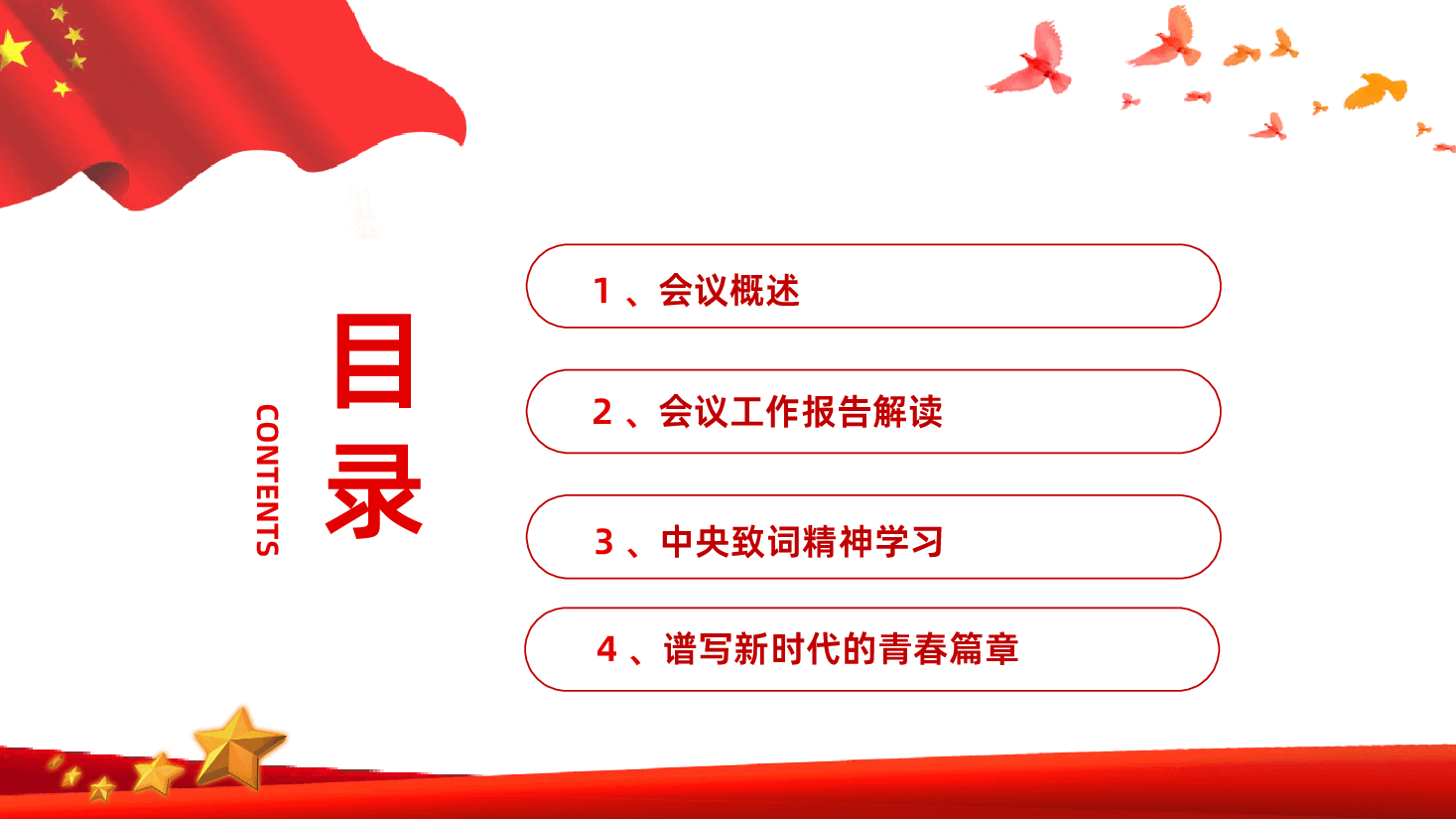 全国学联二十八大-热烈庆祝全国青联十四届全委会全国学联二十八大ppt .pptx,第3页预览