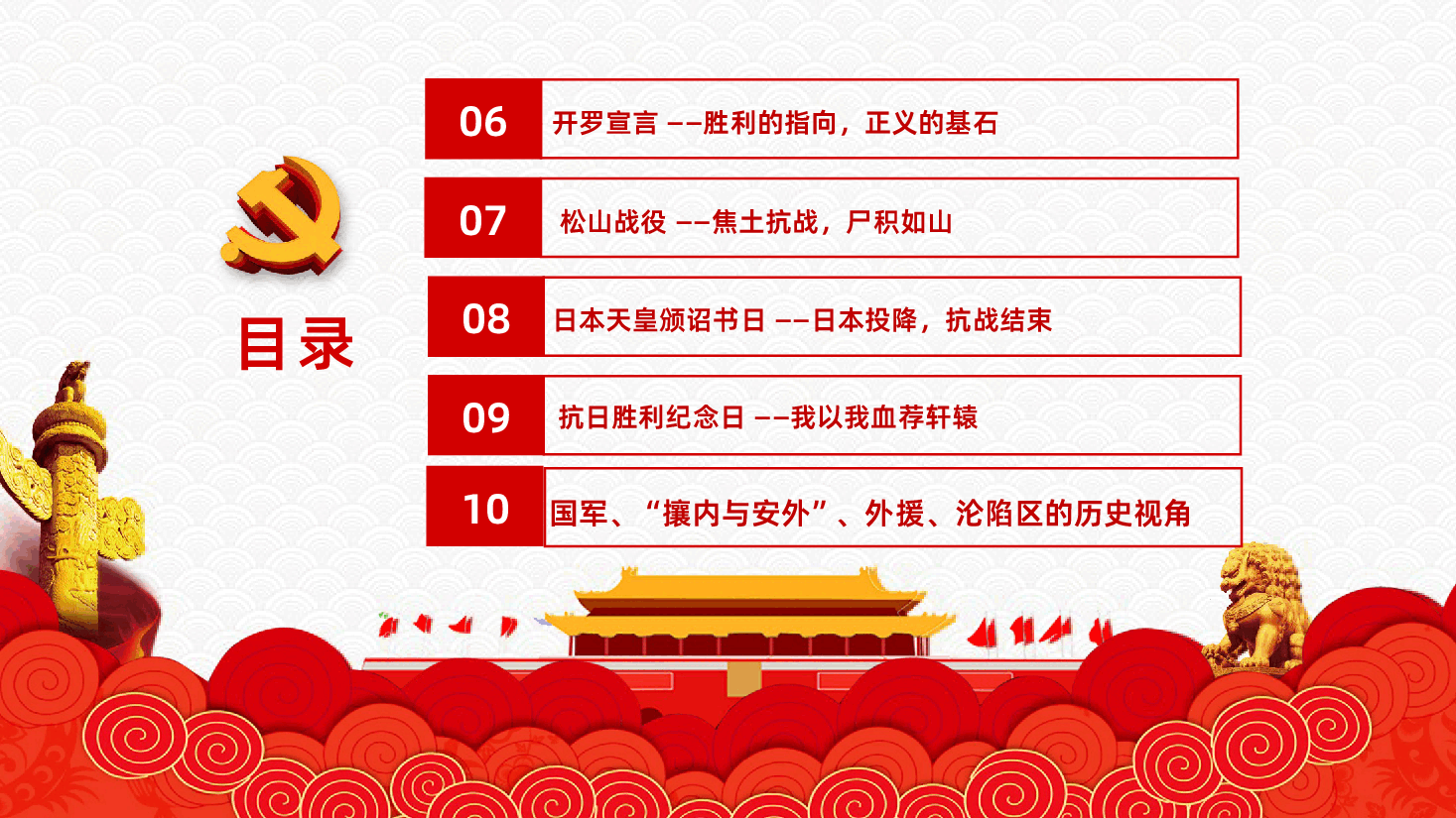 【抗战胜利80周年】十四年抗战史勿忘历史珍爱和平.pptx,第4页预览