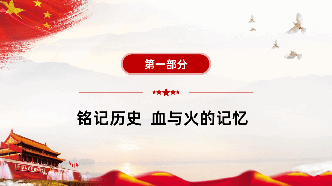 鸣警钟勿忘国耻悼先烈砥砺前行纪念九一八事变课件.pptx,第4页预览