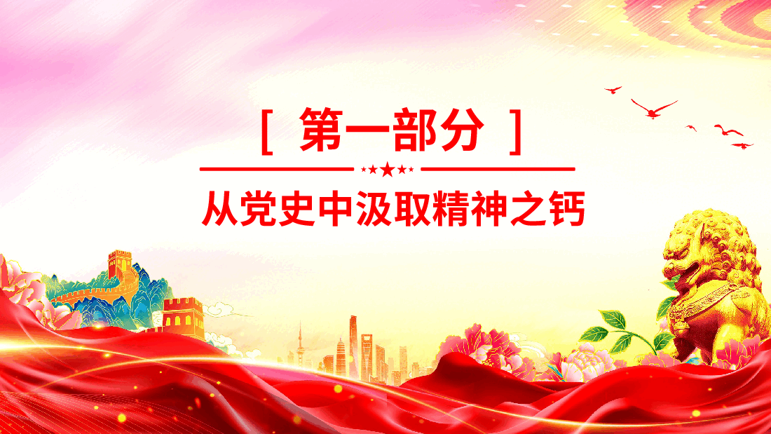 党员思想教育党课PPT:党史铭志奋斗复兴.pptx,第3页预览