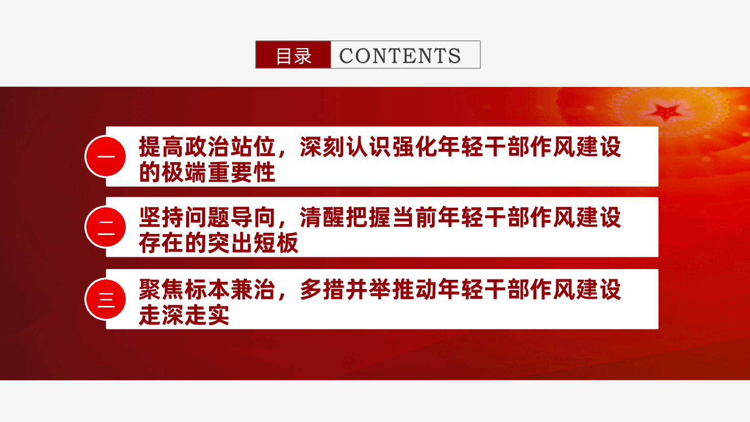 强化年轻干部作风建设、培养过硬合格接班人ppt——努力成为信念坚定、为民服务、勤政务实、敢于担当、清正廉洁的好干部(含讲稿).pptx,第3页预览