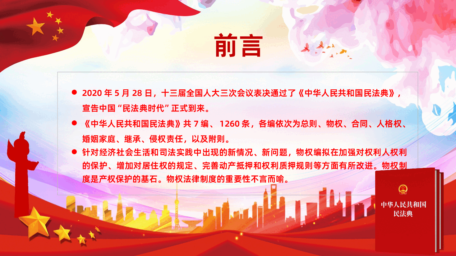 民法典物权编党政住建房地产物业ppt.pptx，第2页预览