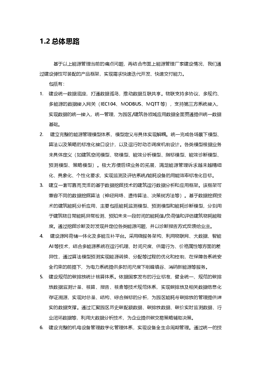 建筑能源管理平台产品规划方案设计.docx,第2页预览