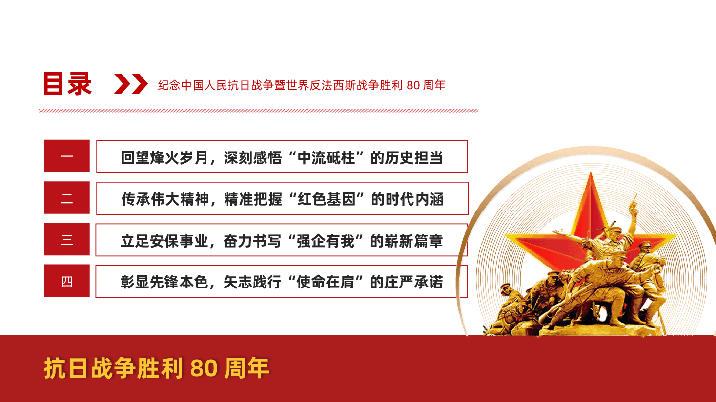 铭记抗战历史,勇担时代使命,在传承红色基因中彰显党员先锋本色ppt——纪念抗日战争胜利80周年(含讲稿).pptx,第3页预览