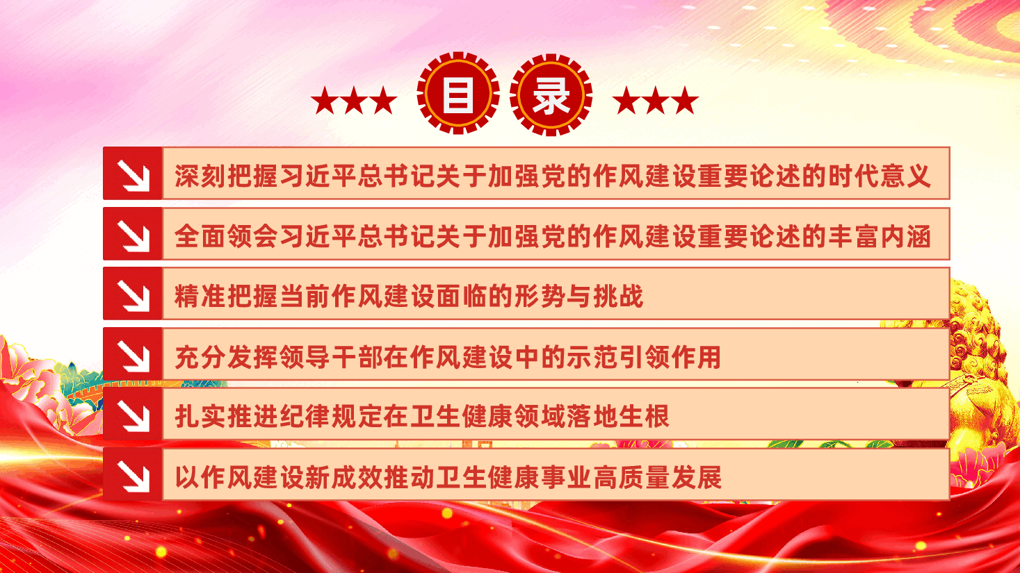 常学常思笃做笃行,以扎实作风建设推进党风政风持续向好ppt——医疗卫生健康系统、医院医生党课(含讲稿).pptx,第3页预览