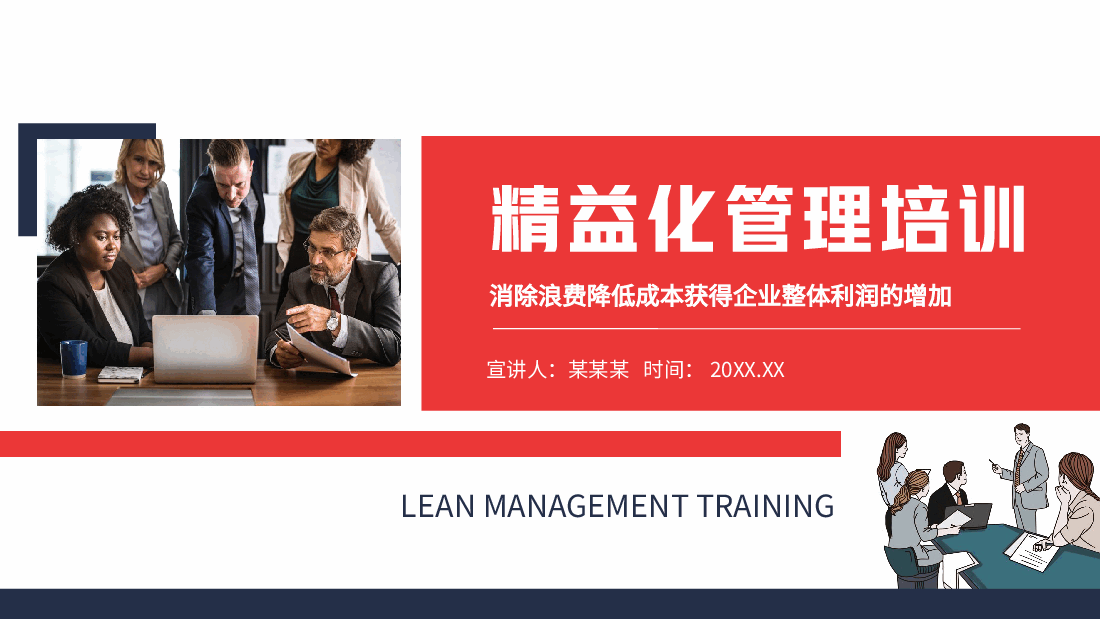 精益化管理培训PPT:消除浪费降低成本获得企业整体利润.pptx,第1页预览