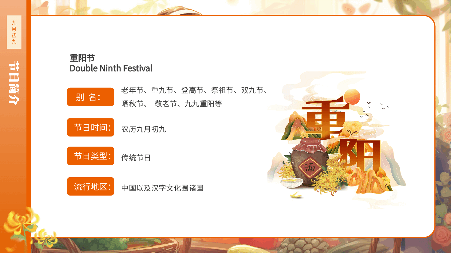 九九重阳节PPT.pptx,第4页预览