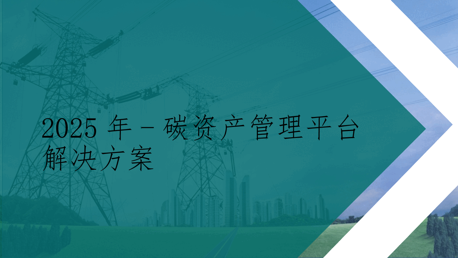 2025年-双碳资产管理平台解决方案.pptx,第1页预览