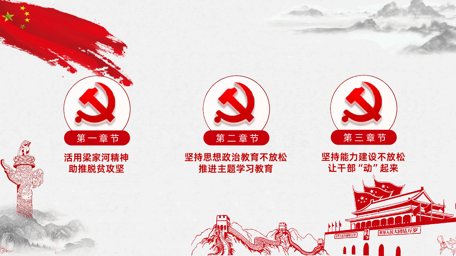 专题辅导PPT《弘扬梁家河精神,做勇于担当好干部》.pptx,第3页预览