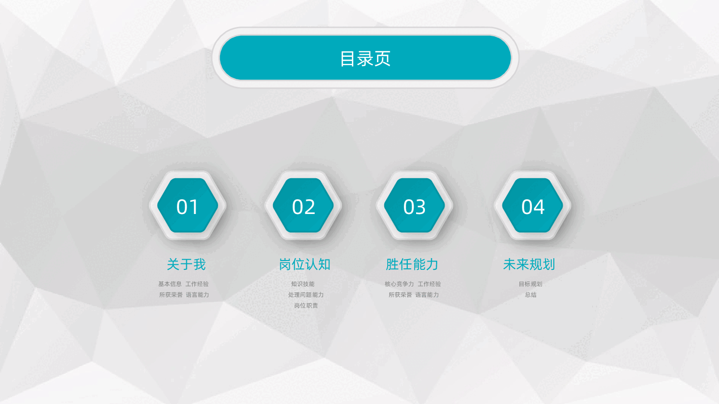 个人简历竞聘述职职业规划.pptx,第2页预览