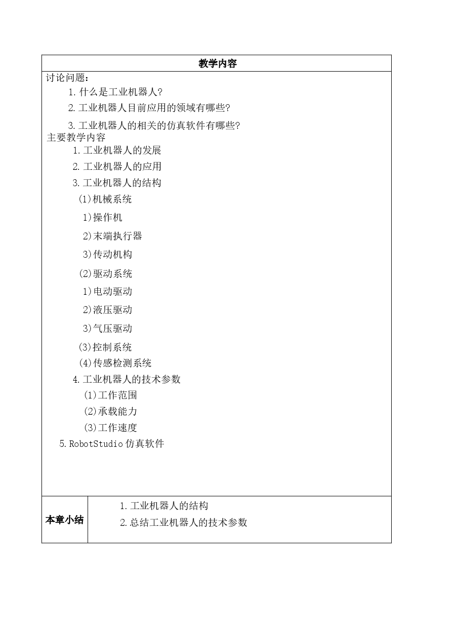 2025年课件-《工业机器人编程与操作》教案(全)-新版 .docx,第2页预览