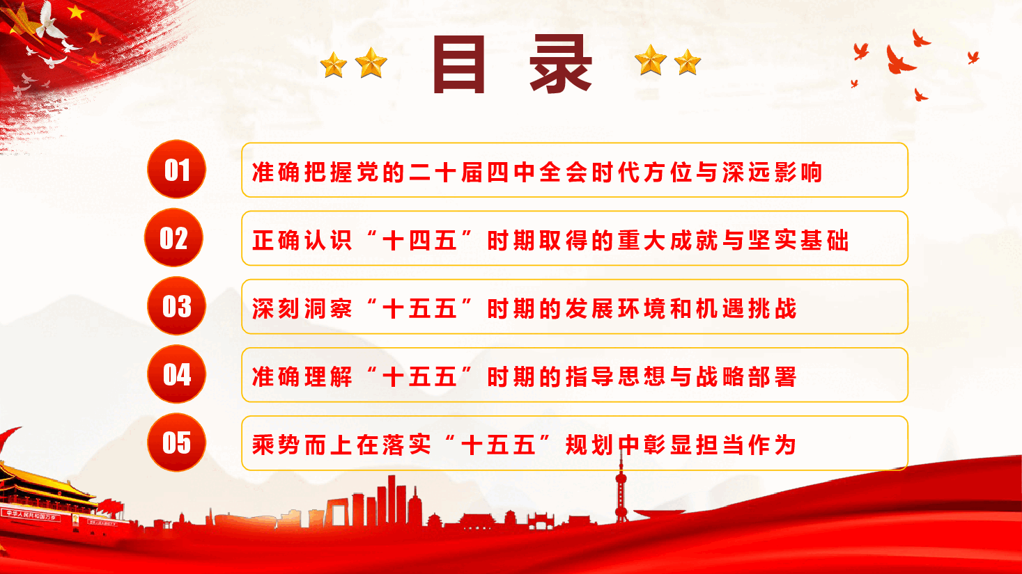 学习贯彻党的二十届四中全会精神《准确把握全会精神 推动“十五五”时期高质量发展》(PPT+文字稿).pptx,第4页预览